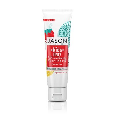 ג'ייסון משחת שיניים טבעית תות לילדים 119 גרם - מבית JASON
