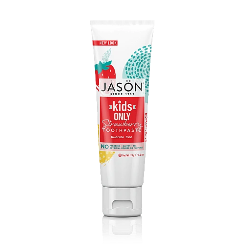 ג'ייסון משחת שיניים טבעית תות לילדים 119 גרם - מבית JASON
