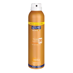 אולטרסול ספריי רציף תחליבי מבוגרים SPF30 להגנה גבוהה 200 מ"ל - מבית Dr. Fischer