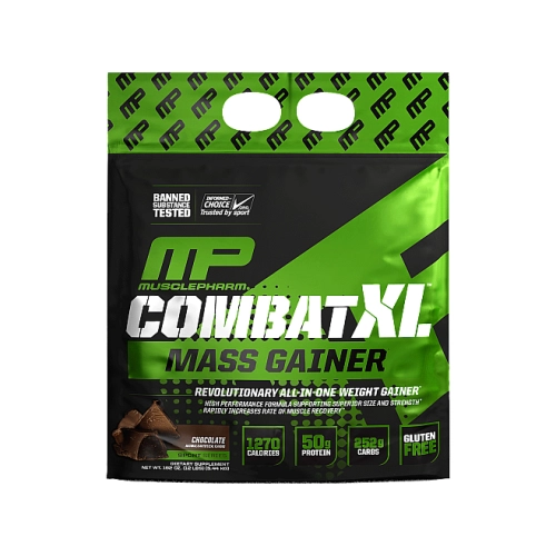 אבקת גיינר לעלייה במשקל קומבט מאסלפארם COMBAT טעם שוקולד 5.44 ק"ג - מבית MusclePharm