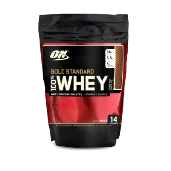 אבקת חלבון Whey מי גבינה אופטימום גולד סטנדרט 454 גרם טעם דאבל שוקולד - מבית Optimum Nutrition