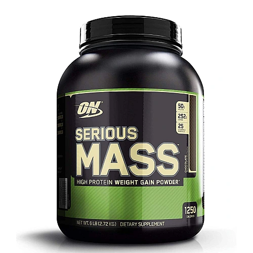 גיינר סיריוס מאס אופטימום SERIOUS MASS טעם שוקולד חמאת בוטנים 2.72 ק"ג - מבית Optimum Nutrition