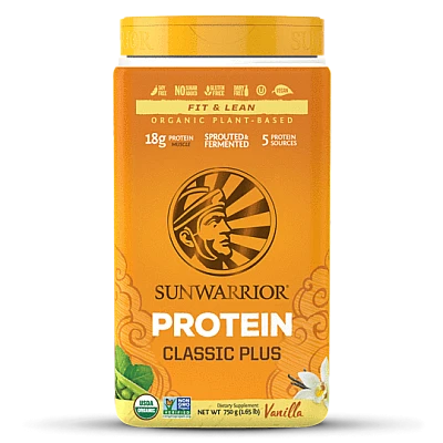 סאן ווריור חלבון טבעוני פלוס וניל 750 גרם - מבית Sunwarrior