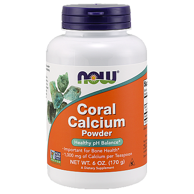 אבקת סידן אלמוגים 170 גרם - מבית NOW FOODS