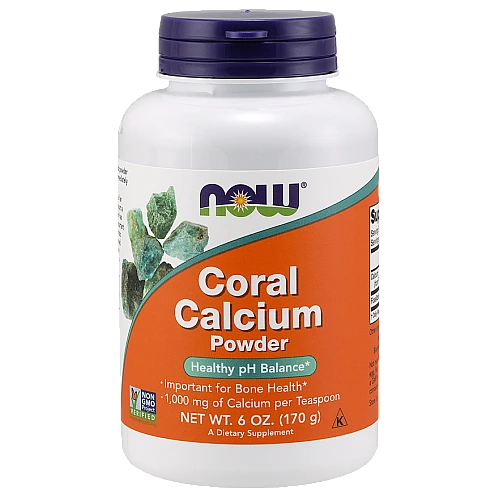 אבקת סידן אלמוגים 170 גרם - מבית NOW FOODS