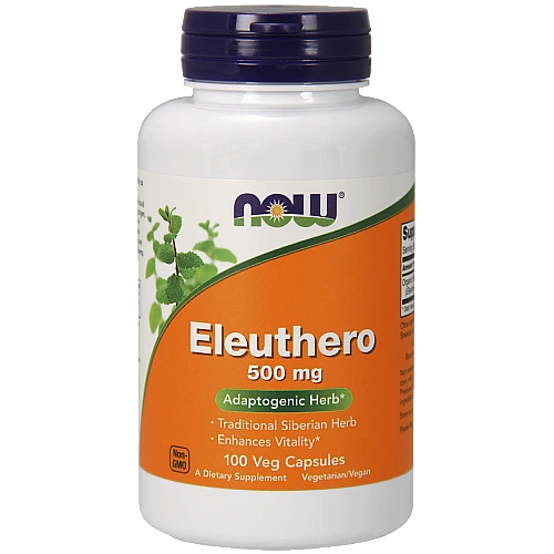 ג'ינסינג סיבירי 500 מ"ג - 250 כמוסות - מבית NOW FOODS