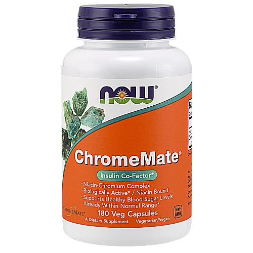 כרוםמאט 180 כמוסות - מבית NOW FOODS