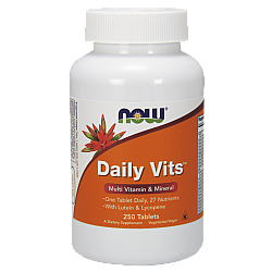 מולטי-ויטמינים דיילי ויטס 250 טבליות - מבית NOW FOODS