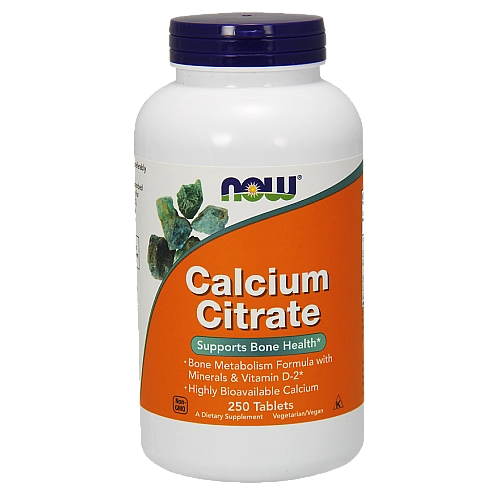 סידן ציטראט 250 טבליות - מבית NOW FOODS