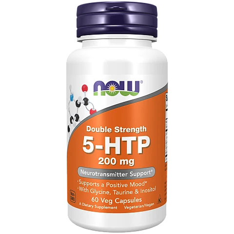 5-HTP חזק 200 מ"ג 60 כמוסות - מבית NOW FOODS 5-HTP חזק 200 מ"ג 60 כמוסות - מבית NOW FOODS