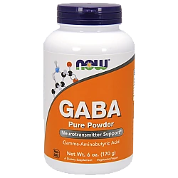 GABA אבקה טהורה 170 גרם - מבית NOW FOODS