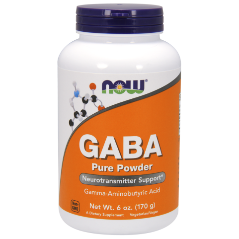 GABA אבקה טהורה 170 גרם - מבית NOW FOODS