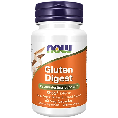 Gluten Digest תמיכה במערכת העיכול - 60 כמוסות - מבית NOW FOODS