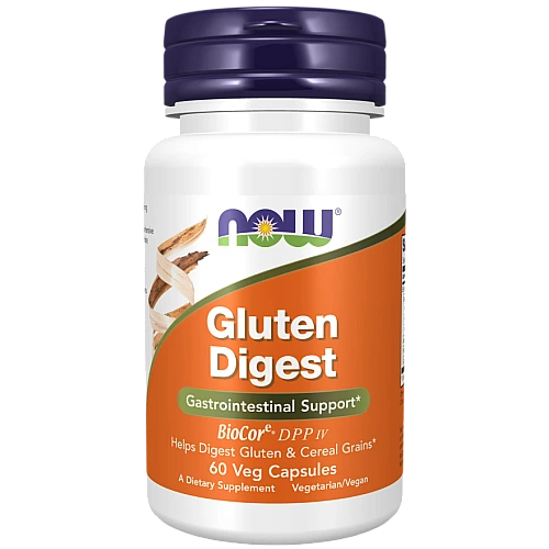 Gluten Digest תמיכה במערכת העיכול - 60 כמוסות - מבית NOW FOODS