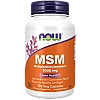 MSM מתיל סולפוניל מתאן 1000 מ"ג - 120 כמוסות - מבית NOW FOODS