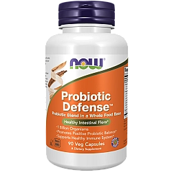Probiotic Defense הגנה פרוביוטית 90 כמוסות - מבית NOW FOODS