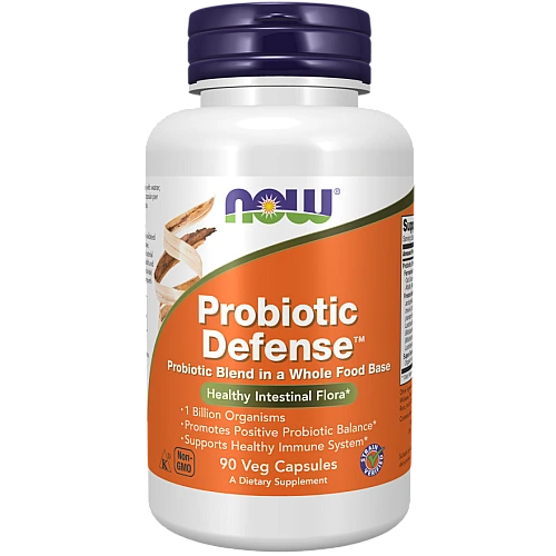 Probiotic Defense הגנה פרוביוטית 90 כמוסות - מבית NOW FOODS