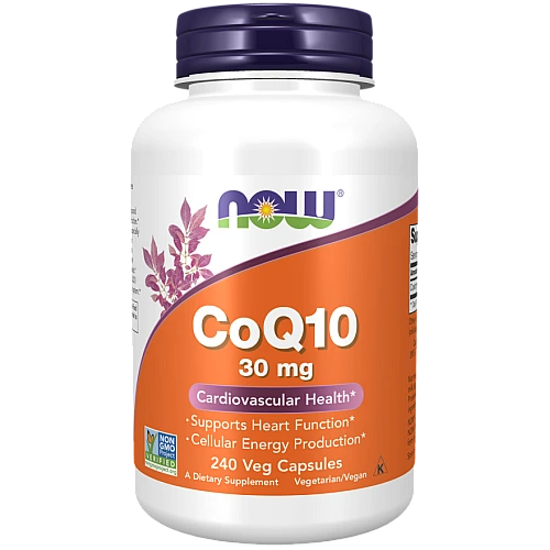 Q10 קו-אנזים 30 מ"ג 240 כמוסות - מבית NOW FOODS