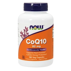 Q10 קו-אנזים 60 מ"ג 180 כמוסות - מבית NOW FOODS