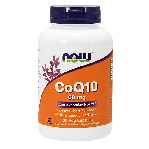 Q10 קו-אנזים 60 מ"ג 180 כמוסות - מבית NOW FOODS
