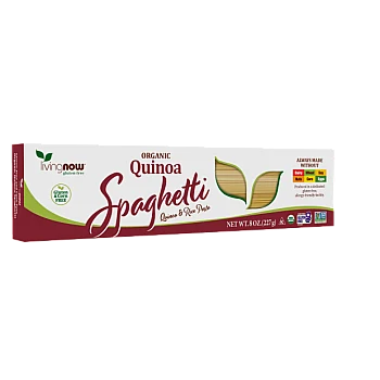 Real Food ספגטי קינואה אורגני 227 גרם - מבית NOW FOODS