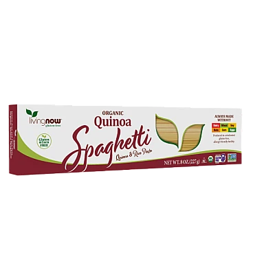 Real Food ספגטי קינואה אורגני 227 גרם - מבית NOW FOODS