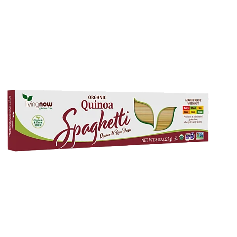 Real Food ספגטי קינואה אורגני 227 גרם - מבית NOW FOODS Real Food ספגטי קינואה אורגני 227 גרם - מבית NOW FOODS