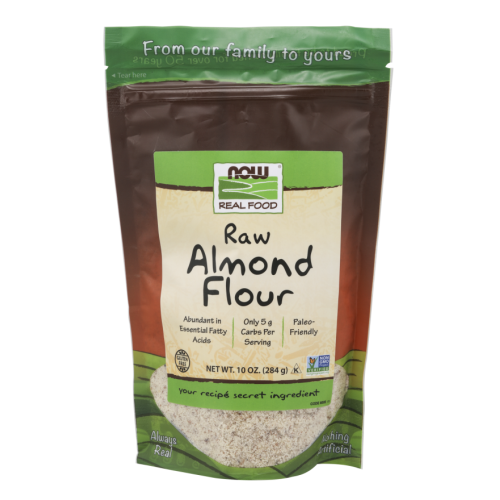 Real Food קמח שקדים גולמי 284 גרם - מבית NOW FOODS