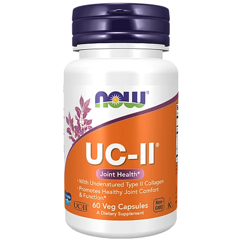 UC-II בריאות המפרקים קולגן סוג II ללא דנטורציה 60 כמוסות - מבית NOW FOODS UC-II בריאות המפרקים קולגן סוג II ללא דנטורציה 60 כמוסות - מבית NOW FOODS