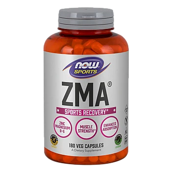ZMA התאוששות שרירים לאחר פעילות ספורטיבית - תכולה 90 כמוסות - מבית NOW FOODS