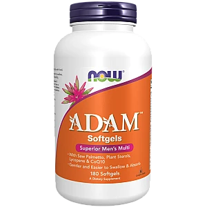  אדם ADAM מולטי-ויטמין לגברים 180 כמוסת ג'ל - מבית NOW FOODS