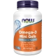 אומגה 3 קטן וקל לבליעה 180 כמוסות - מבית NOW FOODS