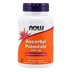 אסקורביל פלמיטט 500 מ"ג 100 כמוסות - מבית NOW FOODS