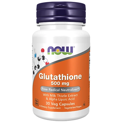 גלוטתיון 500 מ"ג 30 כמוסות - מבית NOW FOODS