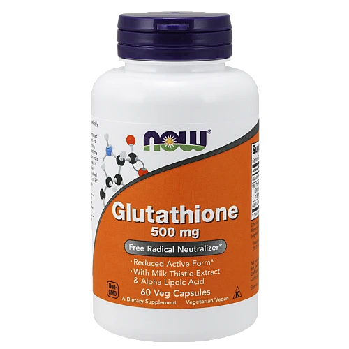 גלוטתיון 500 מ"ג 60 כמוסות - מבית NOW FOODS
