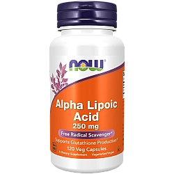חומצה אלפא ליפואית 250 מ"ג - 120 כמוסות - מבית NOW FOODS