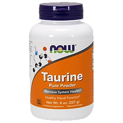 טאורין אבקה טהורה 227 גרם - מבית NOW FOODS