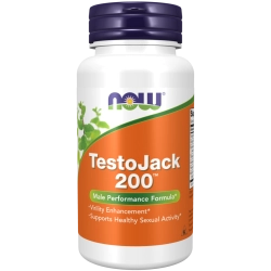 טונגקט אלי Testojack 200 טסטוסטרון 200 מ"ג 60 כמוסות - מבית NOW FOODS