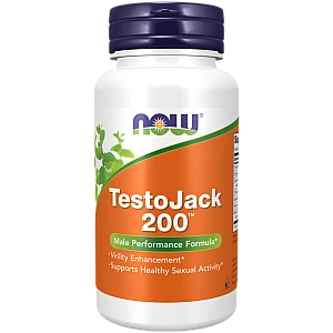 טונגקט אלי Testojack 200 טסטוסטרון 200 מ"ג 60 כמוסות - מבית NOW FOODS