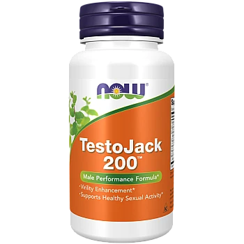 טונגקט אלי Testojack 200 טסטוסטרון 200 מ"ג 60 כמוסות - מבית NOW FOODS