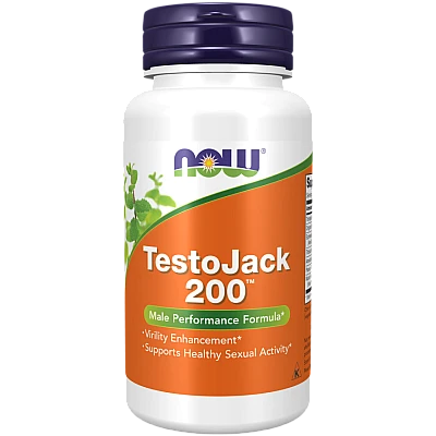 טונגקט אלי Testojack 200 טסטוסטרון 200 מ"ג 60 כמוסות - מבית NOW FOODS