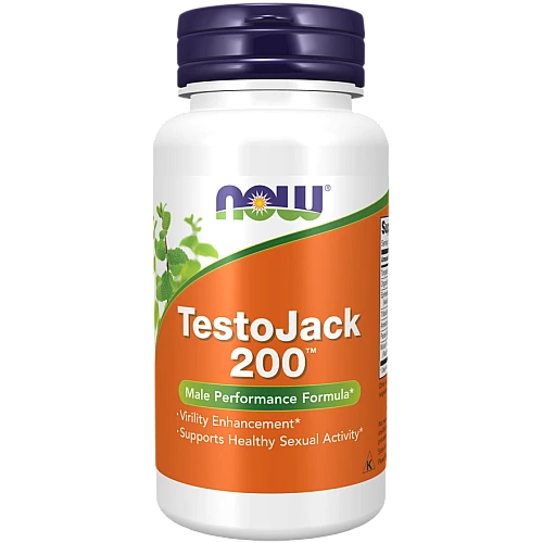 טונגקט אלי Testojack 200 טסטוסטרון 200 מ"ג 60 כמוסות - מבית NOW FOODS