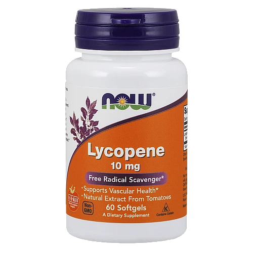 ליקופן 10 מ"ג - 60 כמוסות מבית NOW FOODS