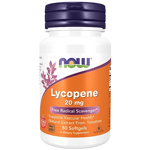 ליקופן 20 מ"ג - 50 כמוסות מבית NOW FOODS