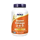 םופר אומגה 3 6 9 1200 מ"ג - 180 כמוסות - מבית NOW FOODS