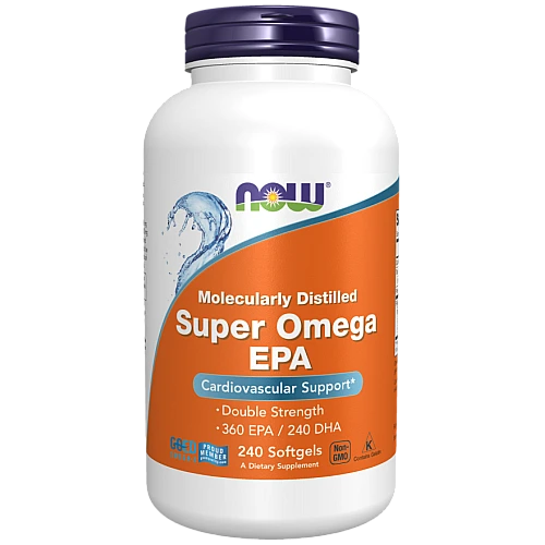 סופר אומגה 3 תוסף אומגה מזוקק מולקולרית 240 כמוסות רכות - מבית NOW FOODS
