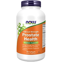 פרוסטטה בחוזק קליני לבריאות בלוטת הערמונית 180 כמוסות - מבית NOW FOODS