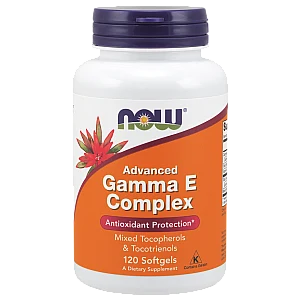 קומפלקס GAMMA E גאמא E מתקדמת 120 כמוסות - מבית NOW FOODS