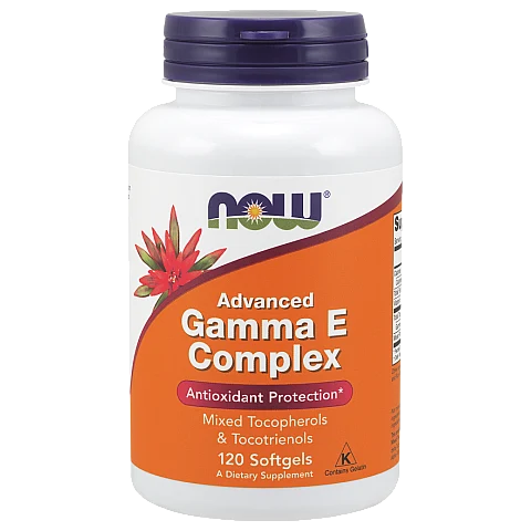 קומפלקס GAMMA E גאמא E מתקדמת 120 כמוסות - מבית NOW FOODS
