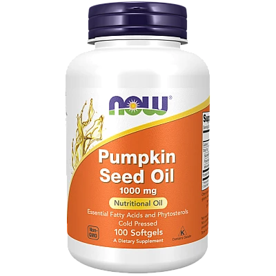 שמן גרעיני דלעת 1,000 מ"ג 100 כמוסת - מבית NOW FOODS